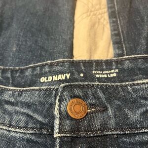 Old Navy Women’s Blue High-Rise and Wide Leg Jeans